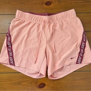 Pink Nike Dri-Fit Athletic Shorts
